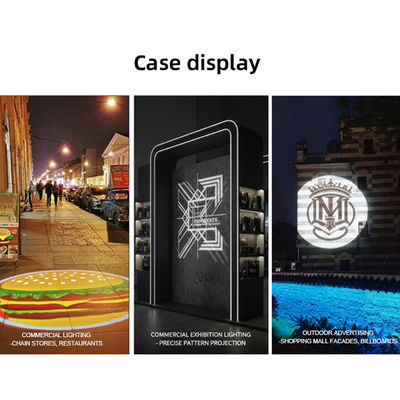 LED 60W 야외 방수 IP65 상점 표지 야외 맞춤형 고보 프로젝터