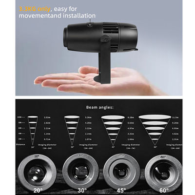 60W IP65 방수 상업 광고 고보 LED 로고 바닥 프로젝션 램프