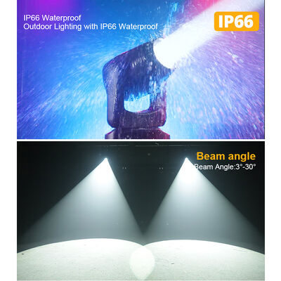 LED IP66 CMY 280W BSW 빔 스팟 세탁 이벤트 스테이지 라이트 LED 이동 헤드 라이트