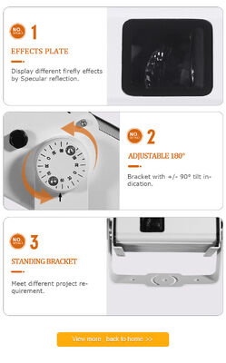 불꽃개미 빛 별 프로젝터 레이저 크리스마스 RGB 변색 13W 나무 천장 정원 잔디밭 정원 야외 실내 사용