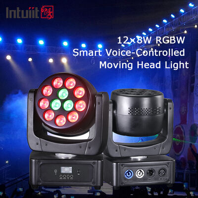 공장 직접 가격 LED 12*8W RGBW DMX512 제어 IP20와 함께 움직이는 헤드 스테이지 라이트 파티 웨딩 DJ 이벤트에 등급