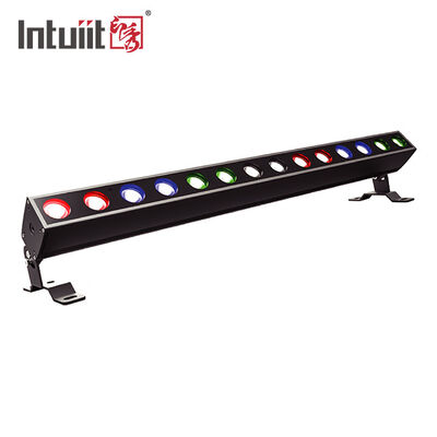 IP65 14*10W RGBW 4in1 LED 벽 세탁기 바 라이트 프로젝션 라이트 야외 선형 DMX512
