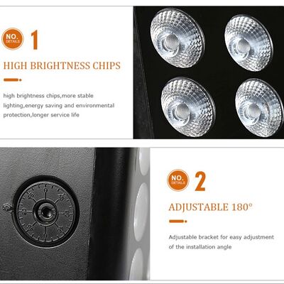 전문 IP65 방수 LED 홍수 조명 15x5W RGBW 4 in 1 야외 풍경 스팟 조명 알루미늄 건축 세척 조명