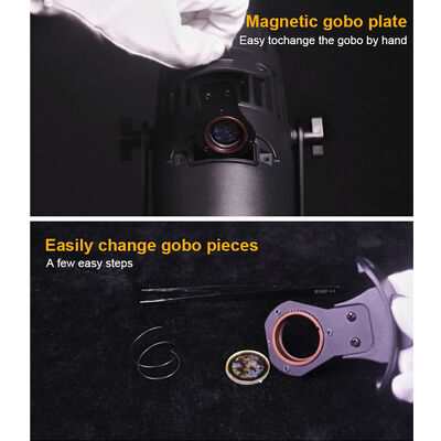 Custom Logo Projector Light Outdoor Waterproof Gobo Projector 60W LED Advertising Lights for Business Branding