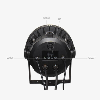 60*12W RGBW 4in1 IP65 야외 LED PAR Can 업라이팅 세트 DMX512 웨딩 이벤트 건물 외벽용 무대 조명