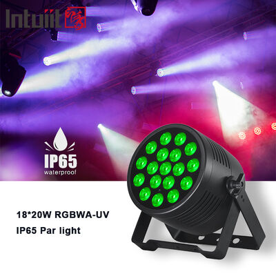 IP65 18x20w RGBAW UV LED 파 라이트 방수 LED 파 라이트