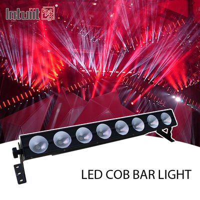 바용 LED 8x15W RGB COB 3in1 선형 조명, LED 벽 세척 조명, COB 바, 무대 조명