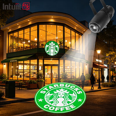 Custom Logo Projector Light Outdoor Waterproof Gobo Projector 60W LED Advertising Lights for Business Branding