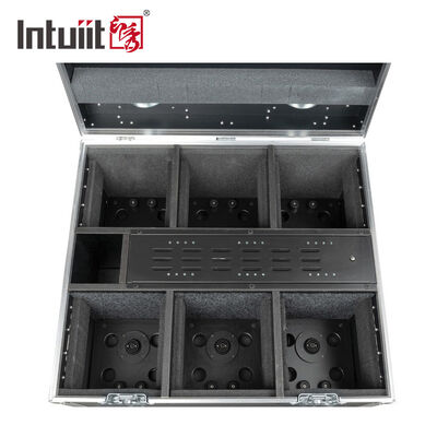 IP54 원격 제어 웨딩 스테이지 배터리 LED 업 라이트 RGB 무선 DJ 라이트 바 Dmx512 4x12W LED 스포트 라이트