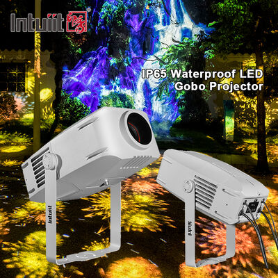 LED 고보 프로젝터 라이트 400W 회전 로고 이미지 프로젝터 DMX512 프로 쇼 전시 이벤트용 무대 조명
