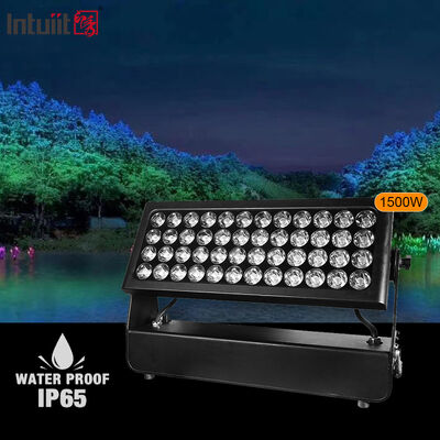 공장 도매 2000W LED 홍수 빛 야외 IP65 48x40W RGBW 4in1 도시 미용 프로젝트에 대한 건축 세탁 빛