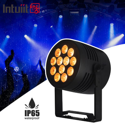 12*20W RGBWA+UV 6in1 LED Par Light IP65 야외 방수 DMX512 웨딩 DJ 파티용 무대 조명