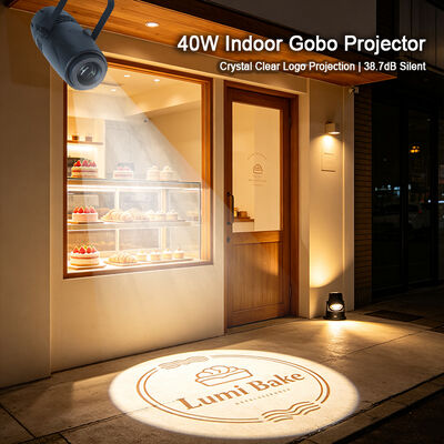 40W LED 고보 로고 프로젝터 상업 광고 프로젝션 라이트