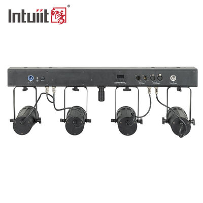 4x20W RGBW 4-in-1 LED PAR 업라이트 키트 ∙ 4.5° 窄光 DMX512 웨딩, DJ 및 이벤트용 스테이지 세척 시스템