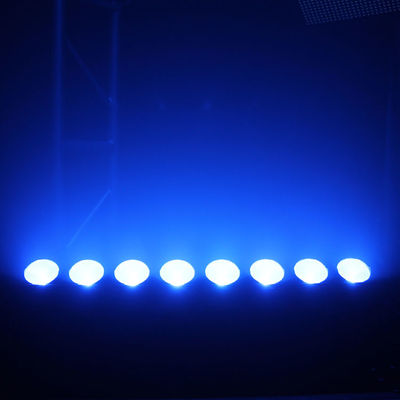 전문 벽 세척기 LED 조명 블라인더 RGB 선형 바 8 * 15w Cob LED 픽셀 제어