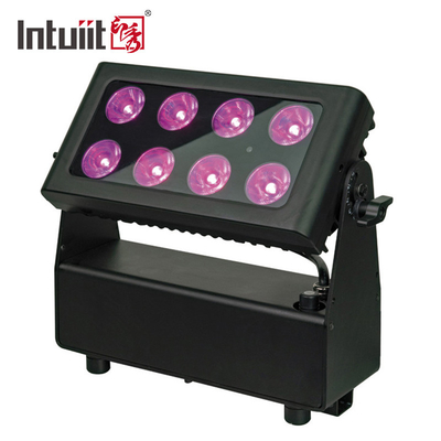 콘서트 RGBW Uplight를 위한 DMX512 배터리 전원을 사용하는 LED 무대 조명