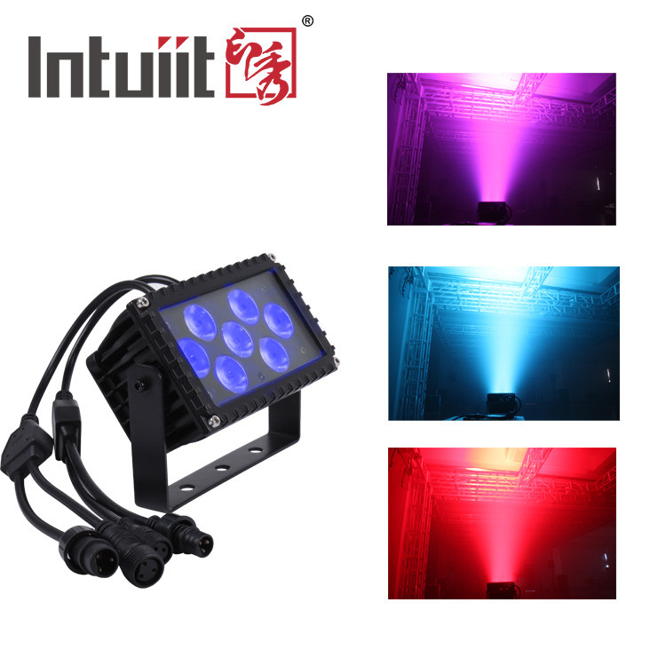 7x3W IP66 야외 LED 홍수 조명 사용 LED 야외 25도 각 건축 프로젝션 홍수 조명 전면 조명