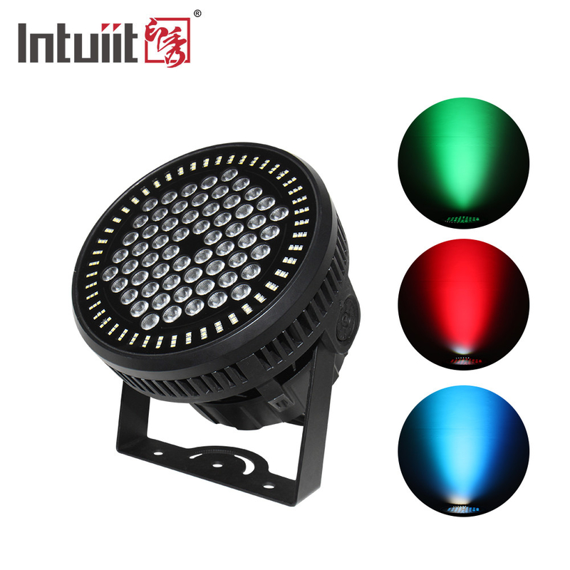 60*12W RGBW 4in1 패어 업라이트 슬림 LED 패어 스테이지 조명 바 파티 결혼식 장식
