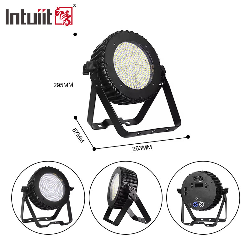 120W 백색 실내 LED 패어 캔 스테이지 라이트 패어 스테이지 스트로브 라이트