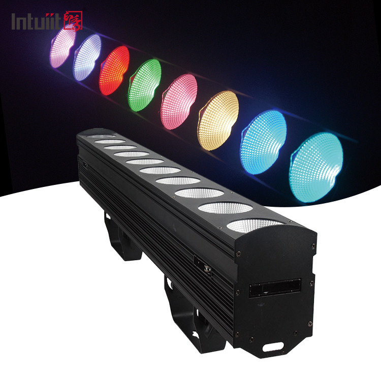 15W COB RGB 3in1 LED 스테이지 라이트 DMX 스테이지 라이트와 함께 나이트 클럽 스테이지 디스코 쇼를위한 벽 바 LED 라이트 디스코