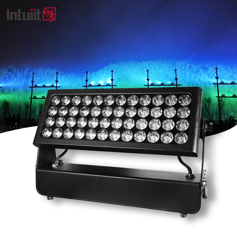 IP65 DMX 스테이지 세탁 조명 야외 1500W RGBW 4IN1 도시 컬러 LED 벽 세탁기 조명