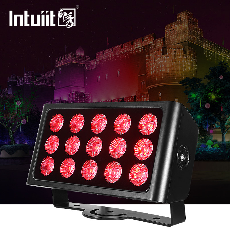 야외 홍수 조명 80W 방수 15pcs 4in1 Rgbw LED 도시 컬러 세탁 빛