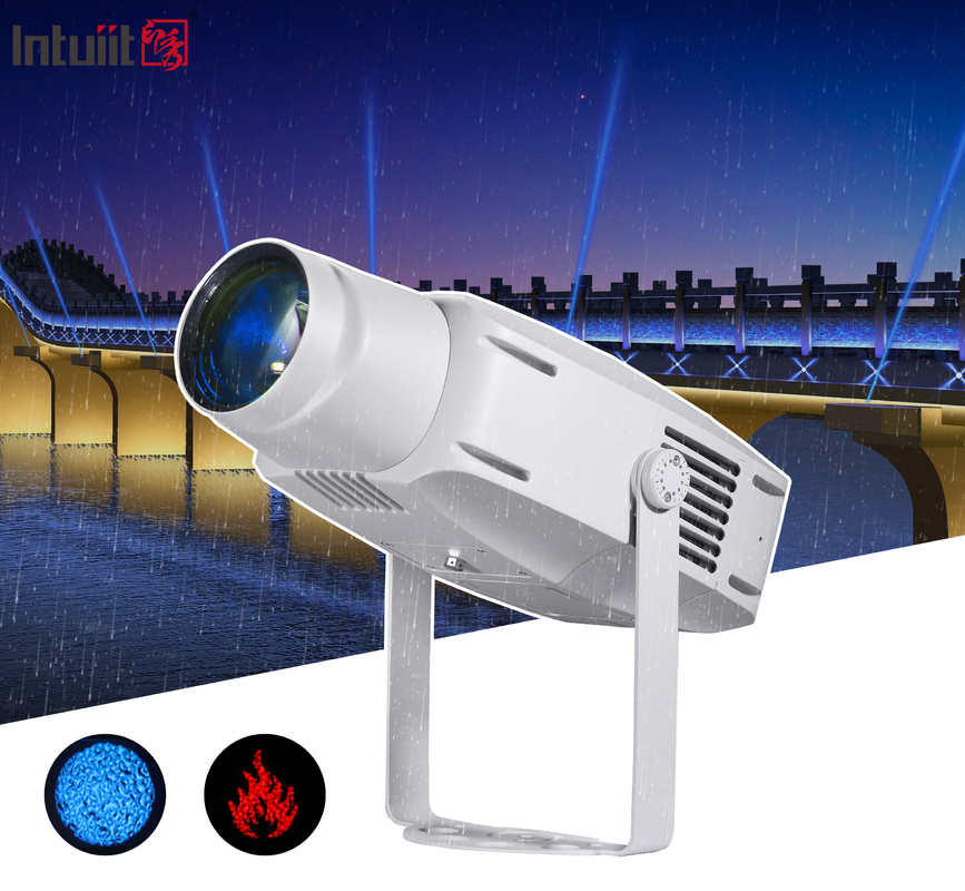 400W IP65 로고 프로젝터 램프 고보 빛 야외 회전 프로 광고 조명