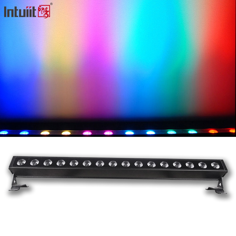 알루미늄 가구 방수 IP65 외부 조명 16 * 5w dmx512 rgbw LED 벽 세척기