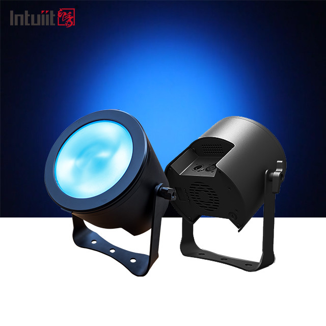LED COB PAR 라이트 RGBW 4in1 DJ DMX 제어 120W 디스코 파티 스테이지 라이트 디스코 DJ 극장 결혼식