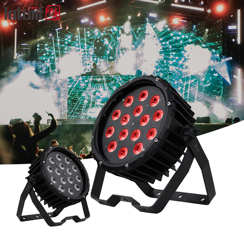 90W RGBW DMX512 4인1 LED PAR 라이트 DJ 디스코 바 파티에 대한 무대 조명 효과