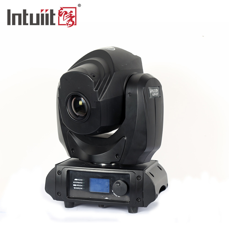 LED 50w Gobo 이동 헤드 스팟 라이트 클럽 DJ 스테이지 조명 파티 디스코 웨딩 이벤트
