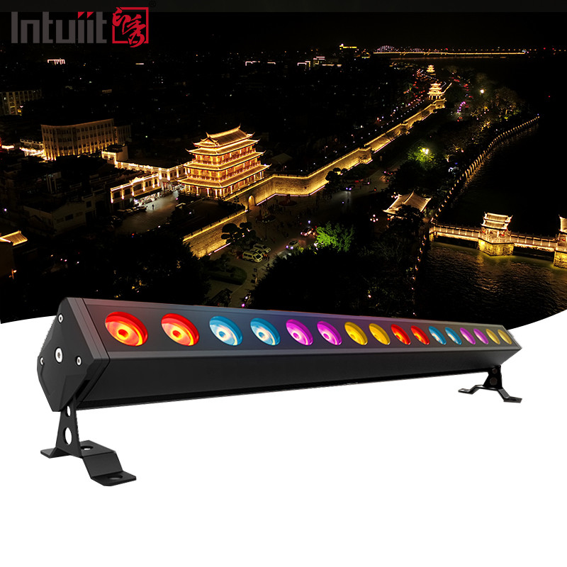 고품질 알루미늄 하우징 야외 방수 IP65 16x5w LED 벽 세탁기 선형 빛