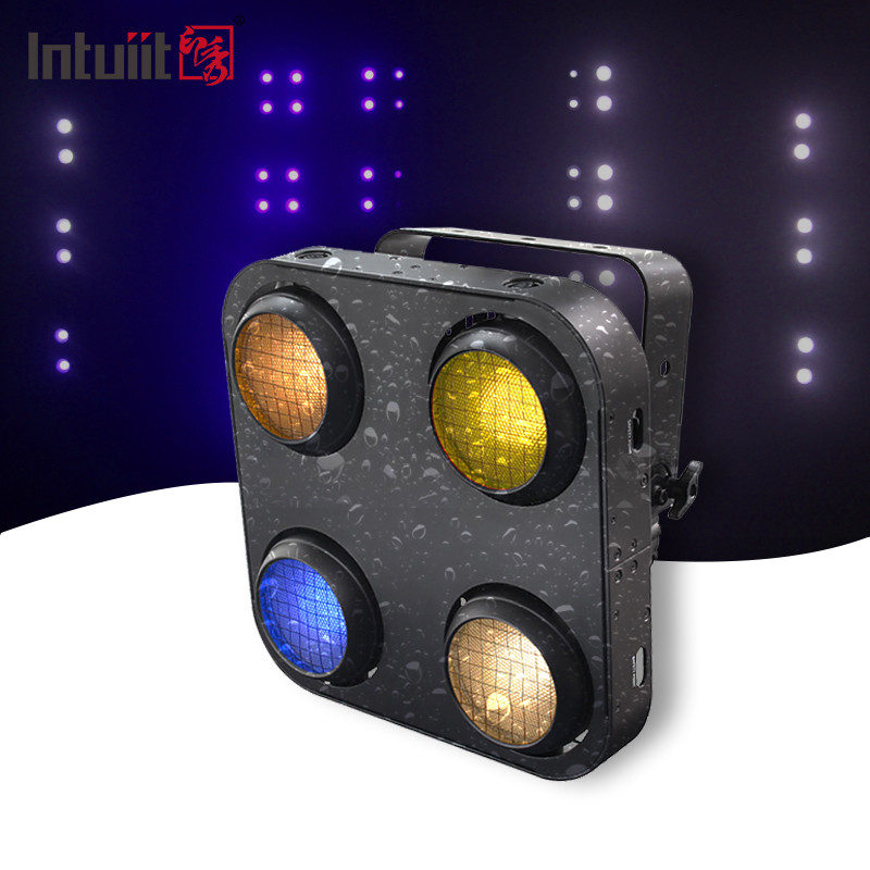 방수 LED 블라인더 4 눈 관객 조명 4x90W COB LED 조명 파티 바 KTV DJ 디스코