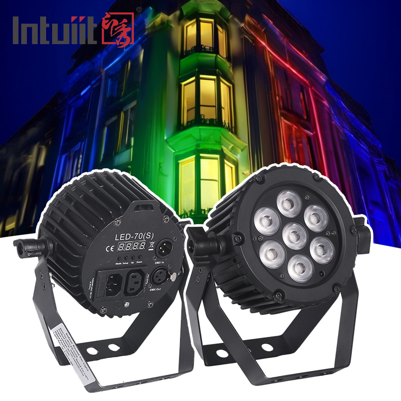 결혼식 파티 LED 무대 조명 7pcs 22W 3in1 rgb DJ 디스코를 위한 LED LED 조명