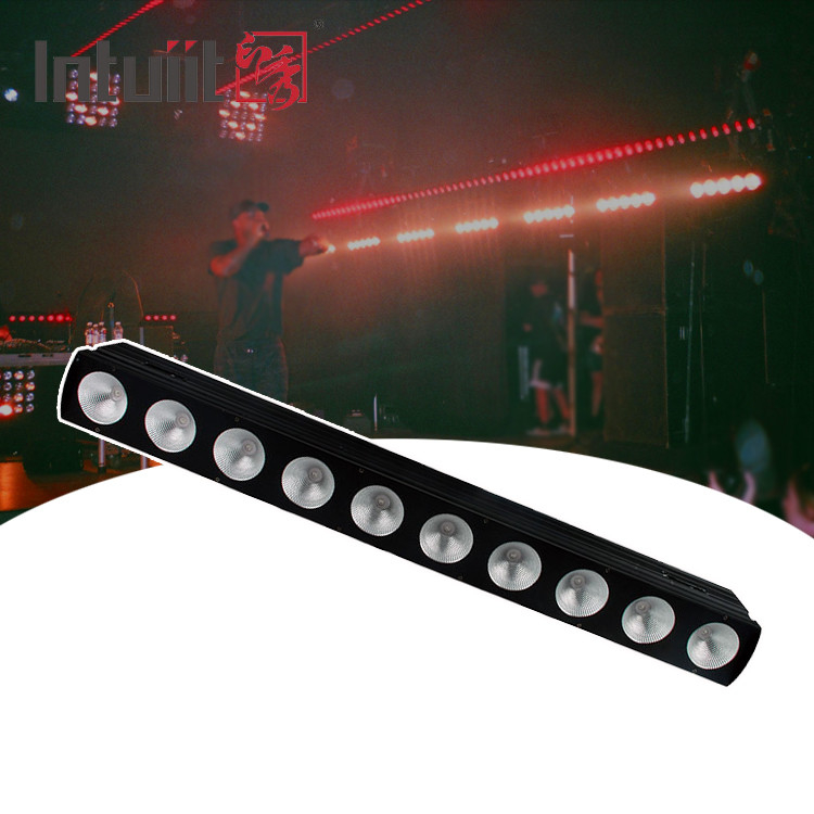 10x9W RGB DMX 3in1 LED 벽 세탁등 선형 바 세탁기 스테이지 조명
