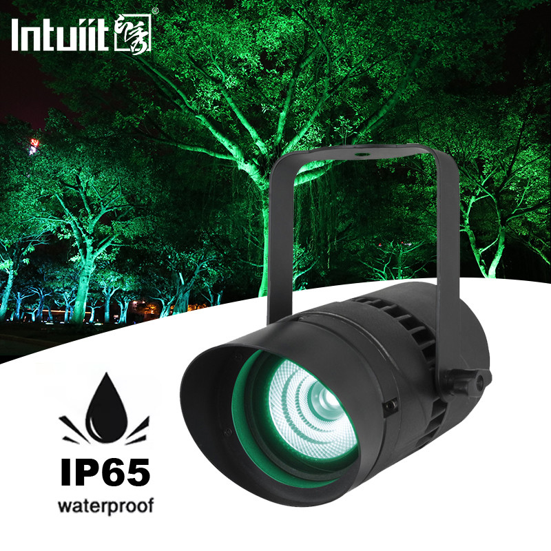 스팟 라이트 15W DMX512 RGBW 좁은 빔 방향 경관 정원 조명