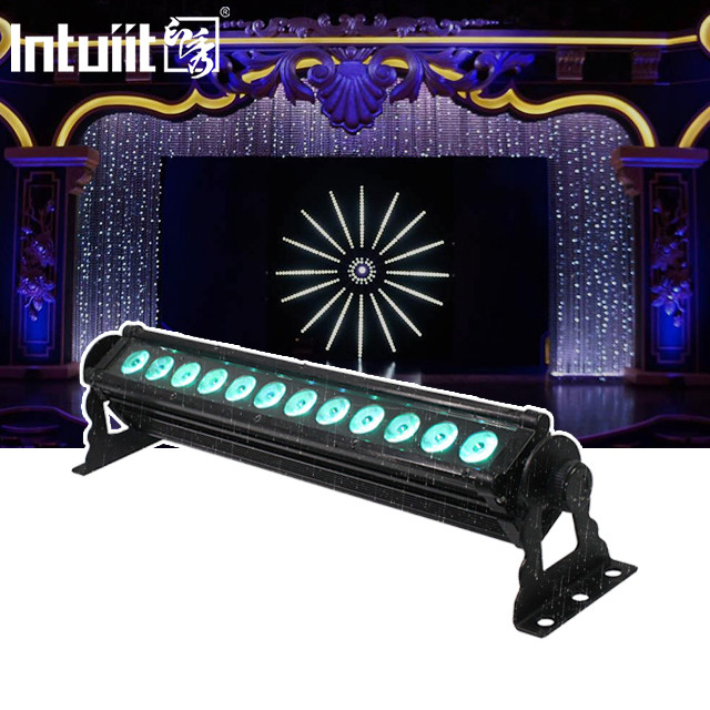DMX 512 야외 방수 도시 다채로운 건물 호텔 12X3W LED 벽 세탁기 빛
