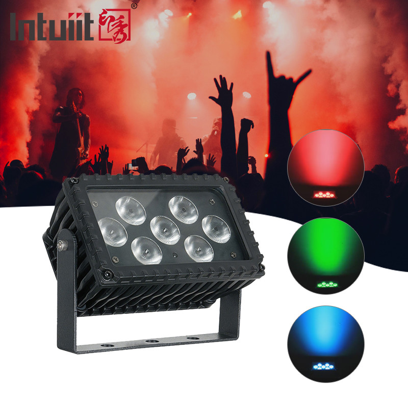 7x3W LED 야외 IP66 다이 캐스팅 알루미늄 건축 프로젝션 홍수 조명 전면 조명