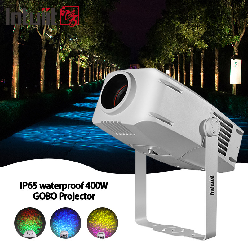 400w 야외 다채로운 물 패턴 램프 LED 나이트 클럽 효과 조명 Ip65 방수 풍경 램프 램프 고보 프로젝터
