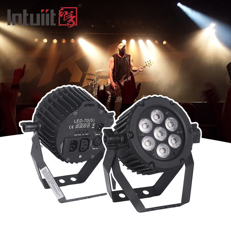 7 LED 22W LED PAR 스테이지 RGB 디스코 라이트 Dmx512 파티 DJ 이벤트용 라이트 스테이지