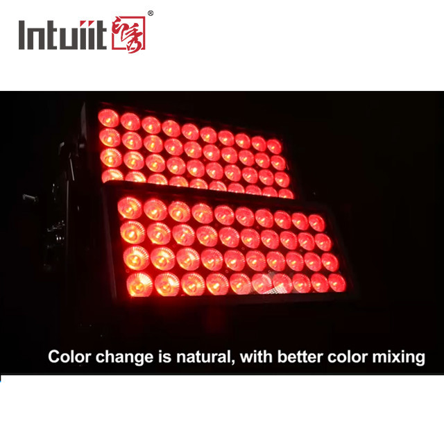 무대 조명 Dmx LED 벽 세척기 조명 400W 800W 1500W IP65 야외 도시 색상 RGBW 스트로브