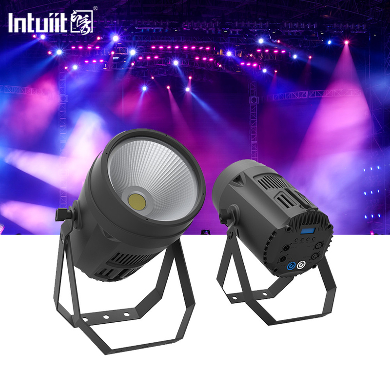 200w RGBW Dmx512 COB 라이트 알루미늄 스테이지 라이트 스튜디오 극장 Cob LED PAR 라이트