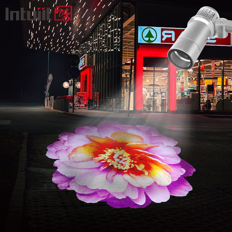 LED 60W 야외 방수 로고 고보 프로젝터 회전 로고 프로젝션 LED 고보 프로젝터