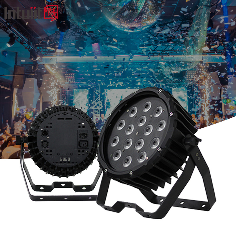 90W RGBW 4in1 par slim led flat par 야외 dj 무대 이벤트 라이트