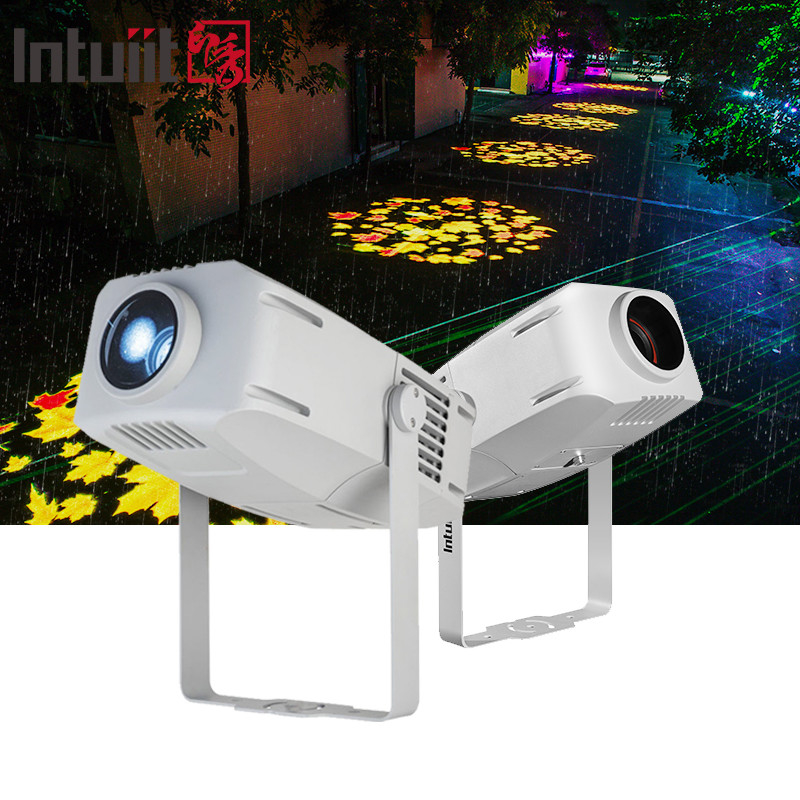 야외 고보 프로젝터 400w 광고 프로젝터 회전 LED 방수 IP65 로고 고보 프로젝터 라이트