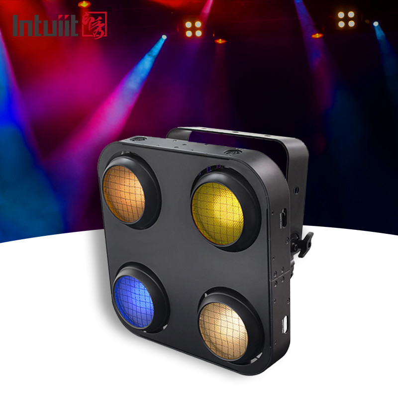 옥외 방수 DMX Cob Blinder 4X90W 청중 블라인드 라이트 LED 스테이지 웨딩 라이트