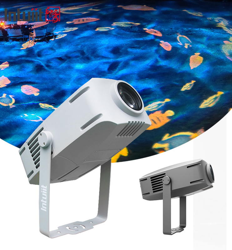 200W 대외 방수 고보 물 물 파동 파동 동적 파동 무대 효과 로고 고보 라이트 LED 프로젝터