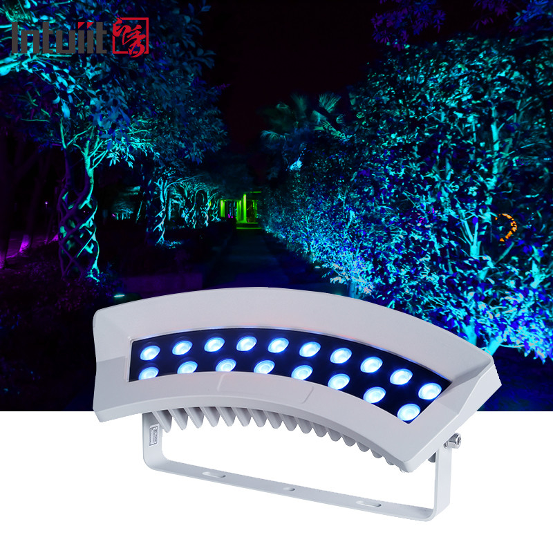 DMX512 36W rgbw 다채로운 LED 껴안기 나무 빛 IP65 방수 나무 램프 점광 야외 정원 풍경 조명