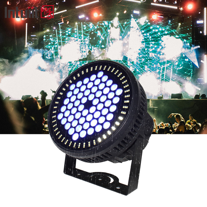 60x12W PAR 빛 스테이지 조명 rgbw 색상 스테이지 장비 LED PAR 빛