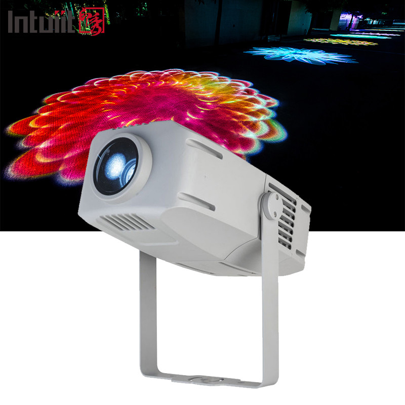 야외 고보 프로젝터 400w 광고 프로젝터 회전 LED 방수 IP65 로고 고보 프로젝터 라이트